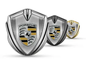 Porsche Emblema Fender Badge Stile Moderno Universale